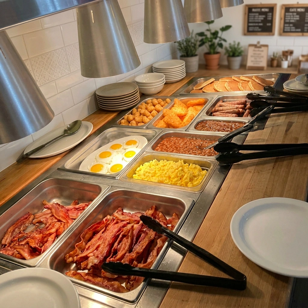Fresh brunch dishes served at Sunset Cafe in St. Thomas, ON