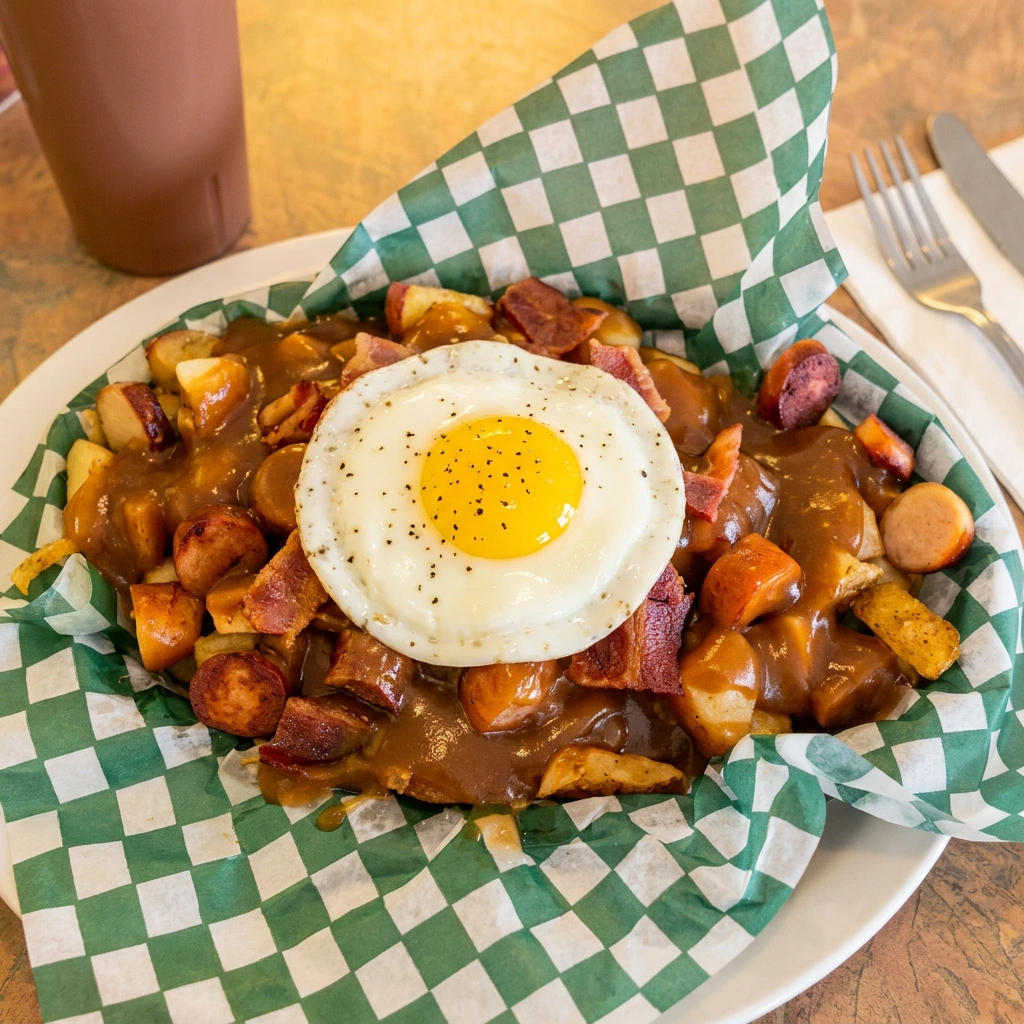 Poutine at Sunset Cafe, St. Thomas, ON