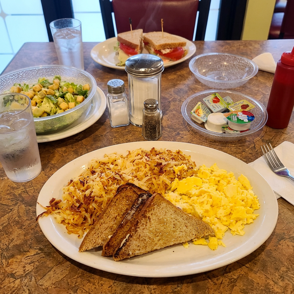 Two Eggs with No Meat at Sunset Cafe, St. Thomas, ON